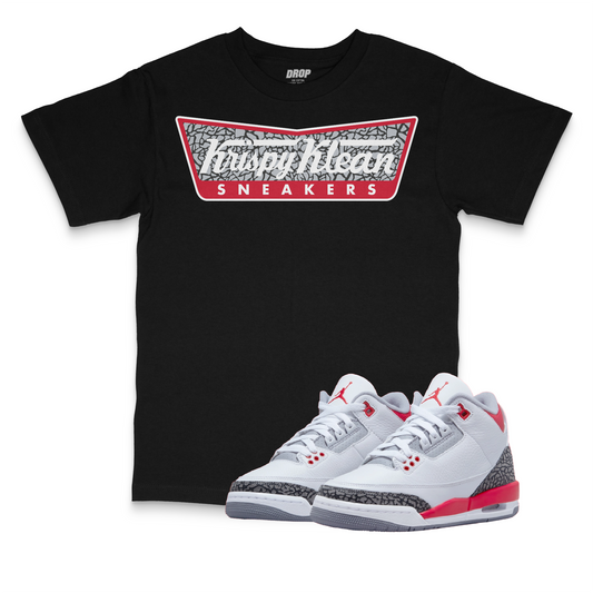 Air Jordan 3 Fire Red I Krispy Klean T-Shirt