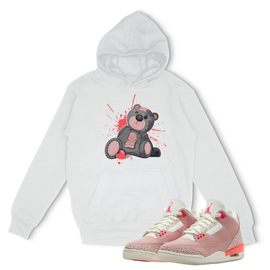 Air Jordan 3 Rust Pink I Bear Hoodie